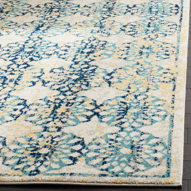 Safavieh Evoke EVK262 Area Rug Ivory/Blue 4