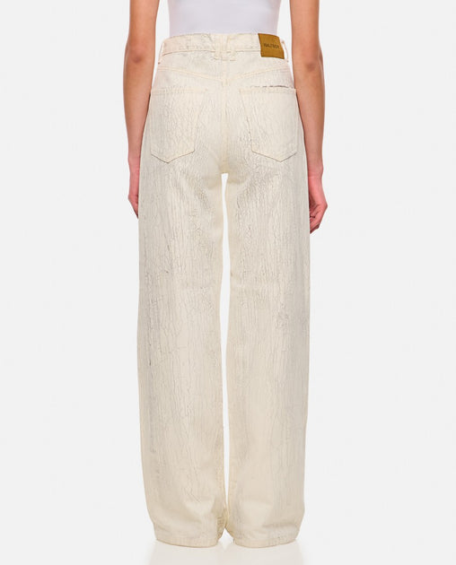 Halfboy Wide Leg Jeans Beige 25 4