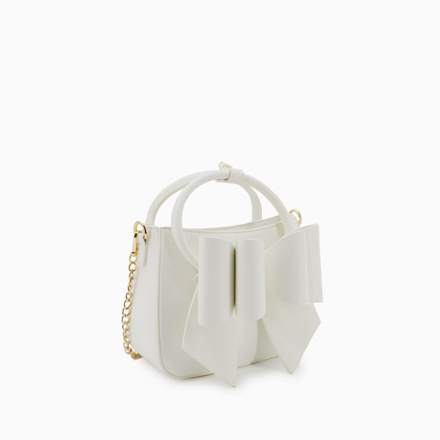 Like Dreams Madeline Bow Crossbody Bag White One Size 4