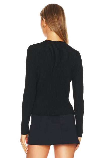 L'Agence Juno Strickjacke Schwarz XS 3