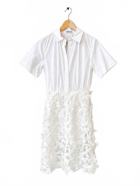 オールインワン・サロペット Simkhai Colette Combo Dress SIMKHAI Colette Combo Dress In White | ShopSimon