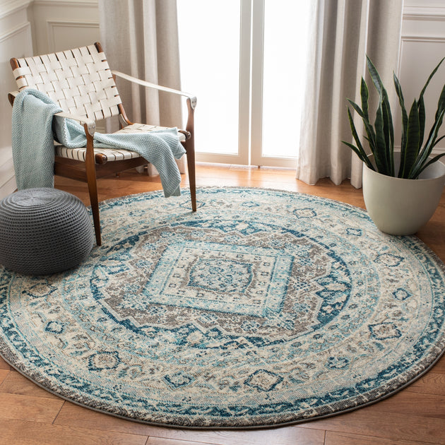 Safavieh Phoenix PHX155 Area Rug Grey Blue 4