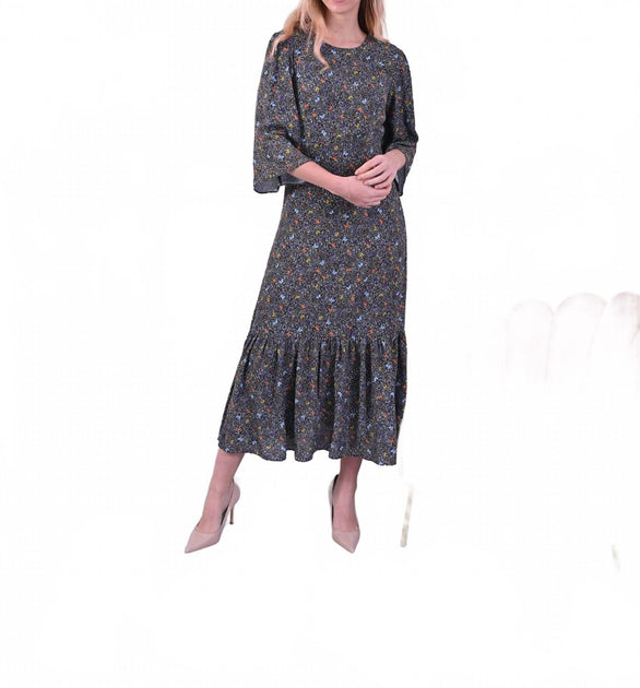 PERO New York Adrianna Dress Blue XLarge 2