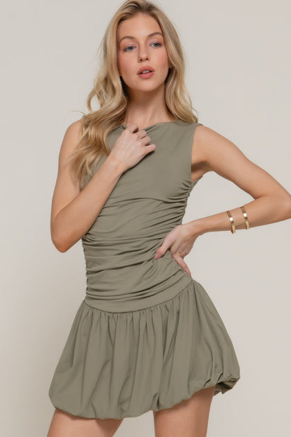 TRUEDAMES Sleeveless Boat Neck Mini Dress Black Small 2