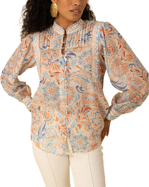 Hale Bob Calliope Blouse Multi Large 2