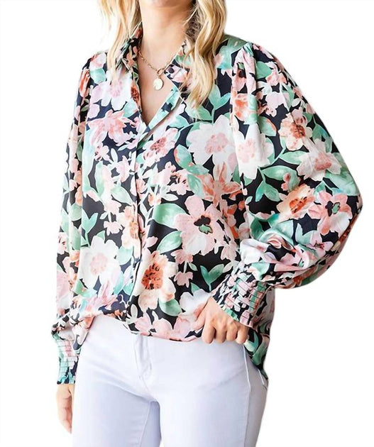 First Love In Full Bloom Blouse Multi 3X 2