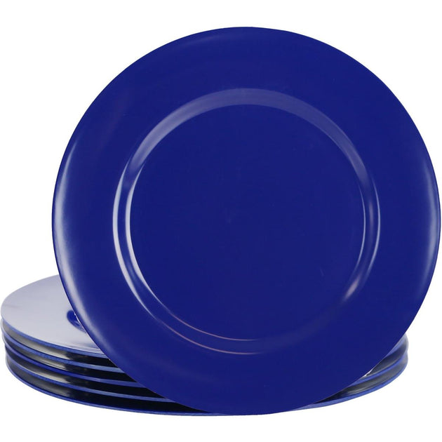 Reston Lloyd 72705 Melamine Salad Plate Set Indigo 2