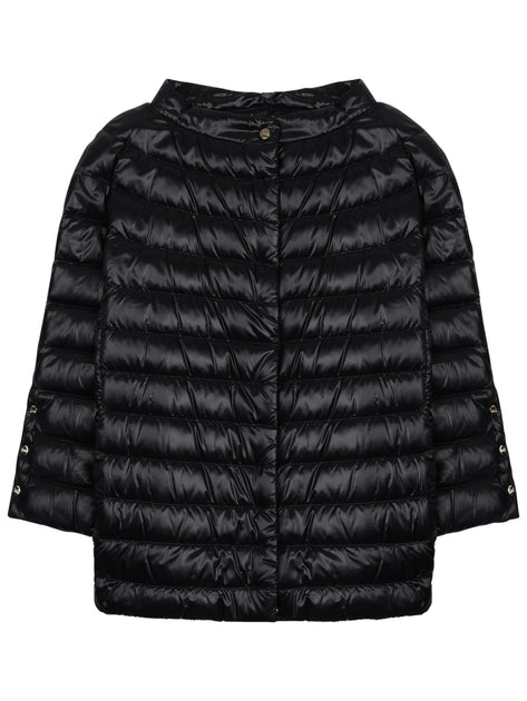 Herno Kurz Steppjacke mit horizontaler Steppung schwarz EU 46 (L) Damen 2