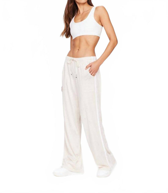 The Upside Josie Straight Leg Pants Beige Medium 3