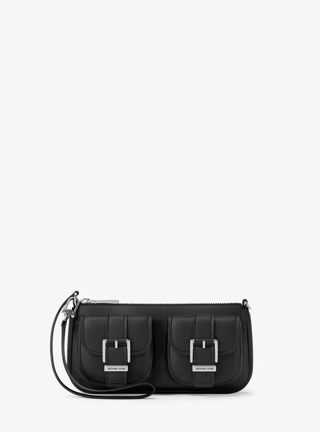 Michael Kors Zoe Small Pebbled Leather Pochette Schwarz One Size 2