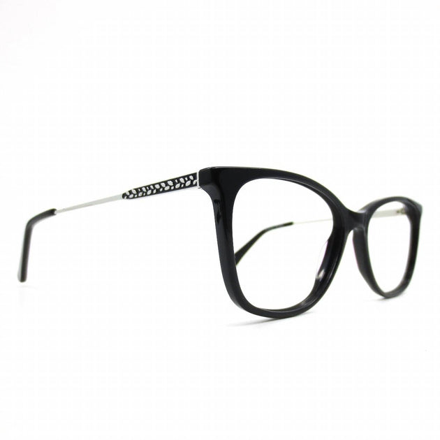 Chelsea Morgan CM8008 Rectangle Eyeglasses Black One Size 2