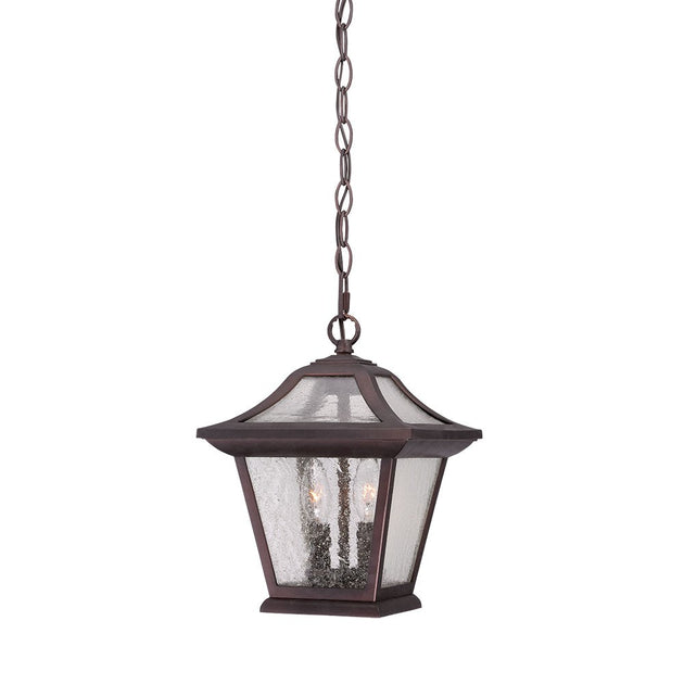 Hivvago Birdhouse Shape Outdoor Hanging Light Bronze 2