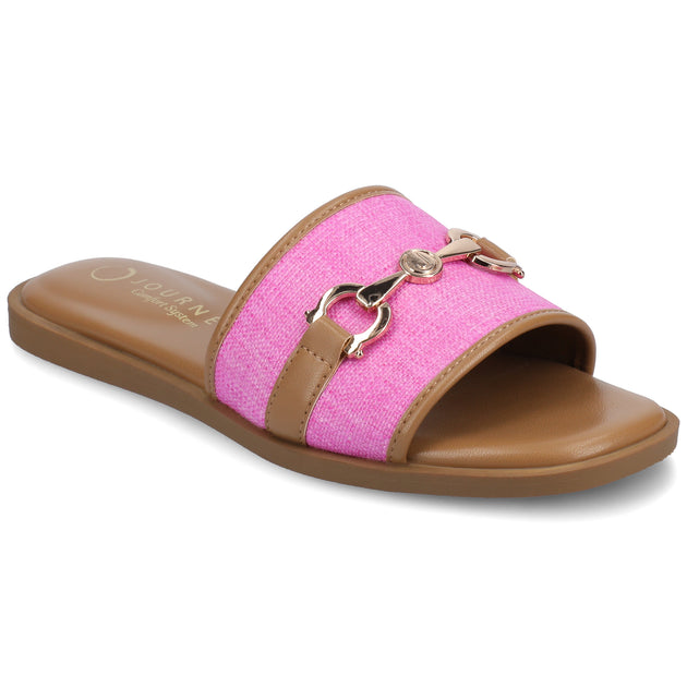 Journee Collection Priya Sandal Beige US 7.5 2
