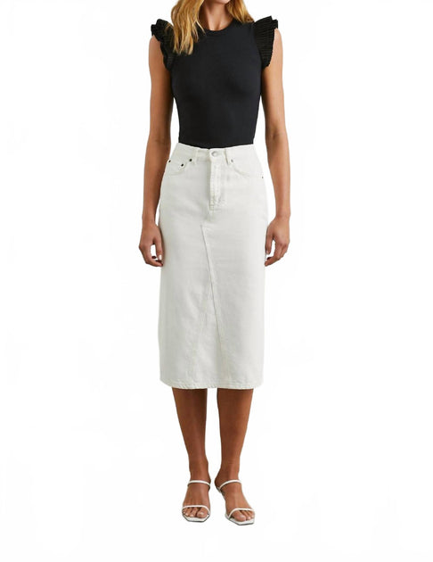 Rails Highland Midi Skirt Black 26 4