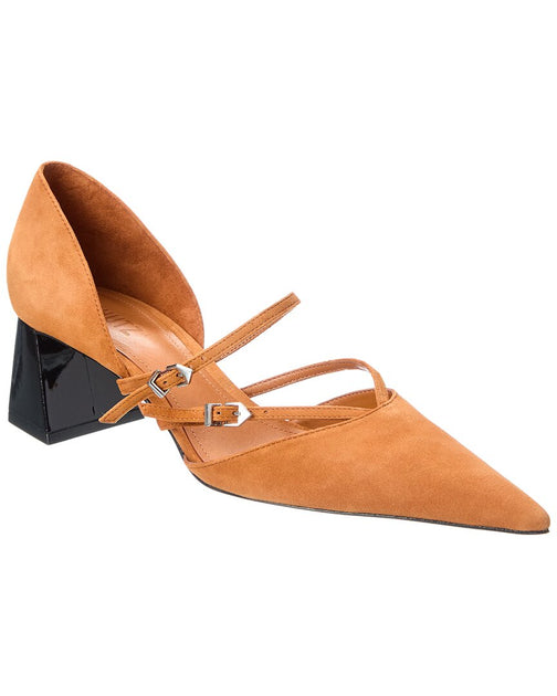 Schutz Rue Suede Pump Brown US 9.5 2