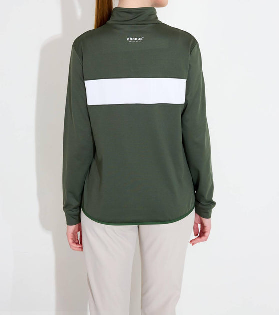 Abacus Row Club Midlayer Turtleneck Pullover Green XLarge 3
