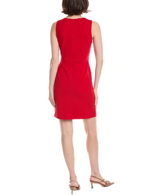 Tahari ASL Sheath Dress Red US 12 3