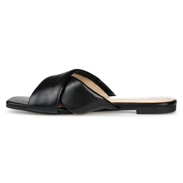 Journee Collection Carlotta Slide Gold US 6 3