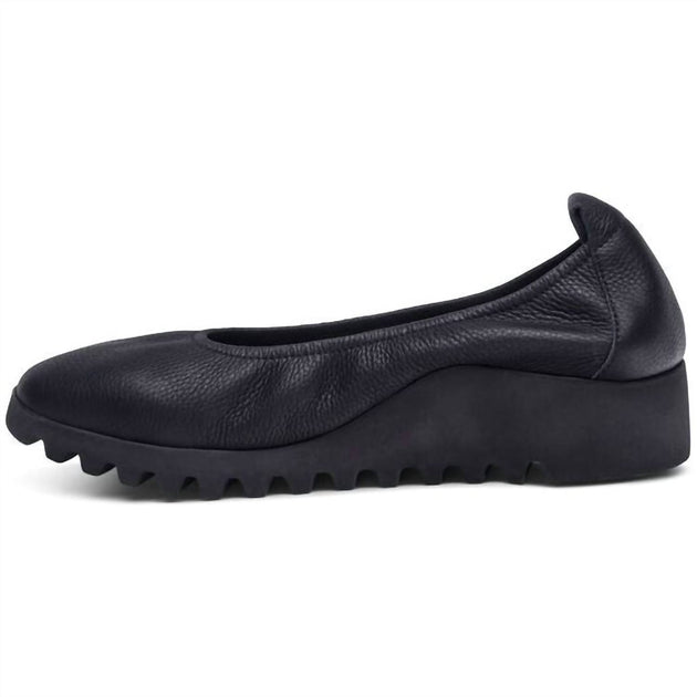 Aetrex Brianna Ballet Flat Black EU 42 3