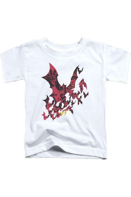 Gildan Batman Broken City Short Sleeve T-Shirt White 4 Years 2