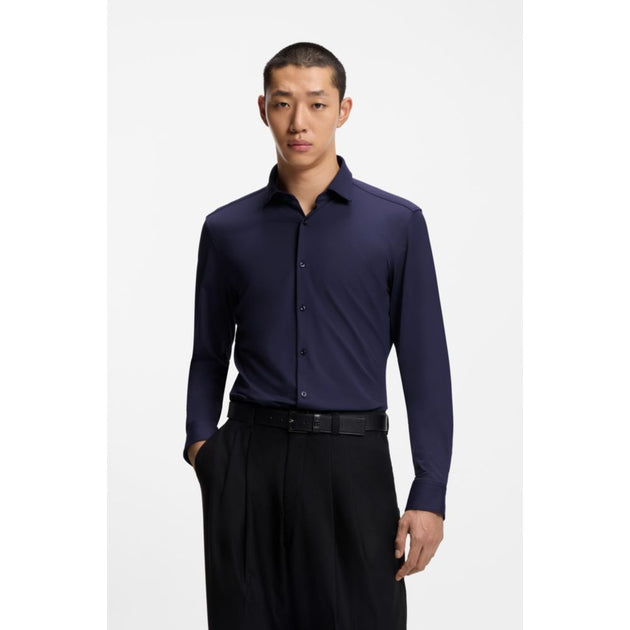 Hugo Boss Slim-fit Hemd blau US 17 4