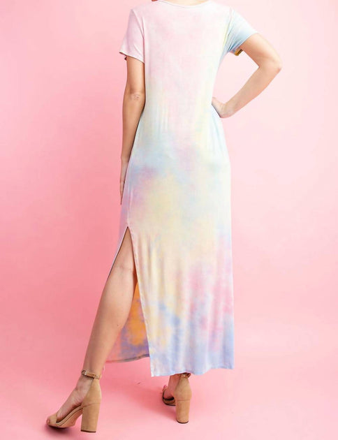 FSL Tie Dye Maxi Dress Multi Medium 3