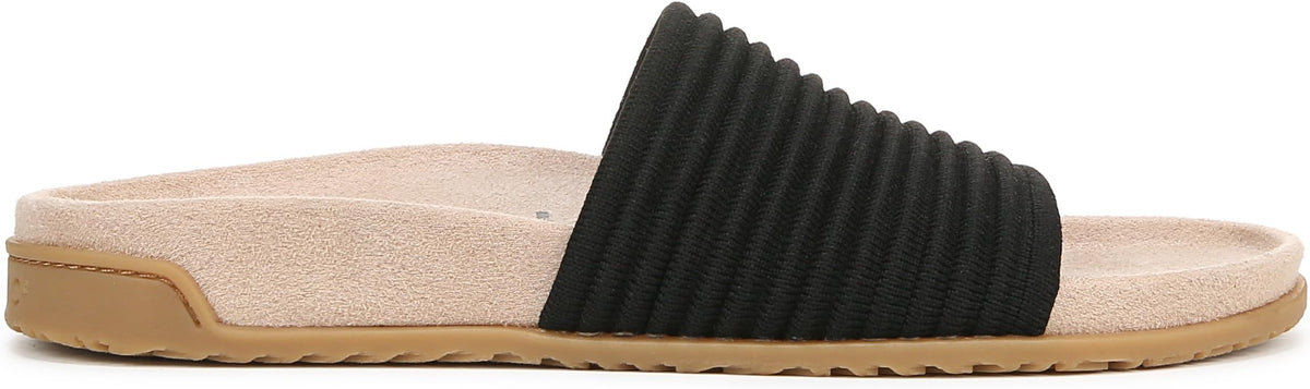 Vionic Evie Knit Slide Sandal Black US 7 3