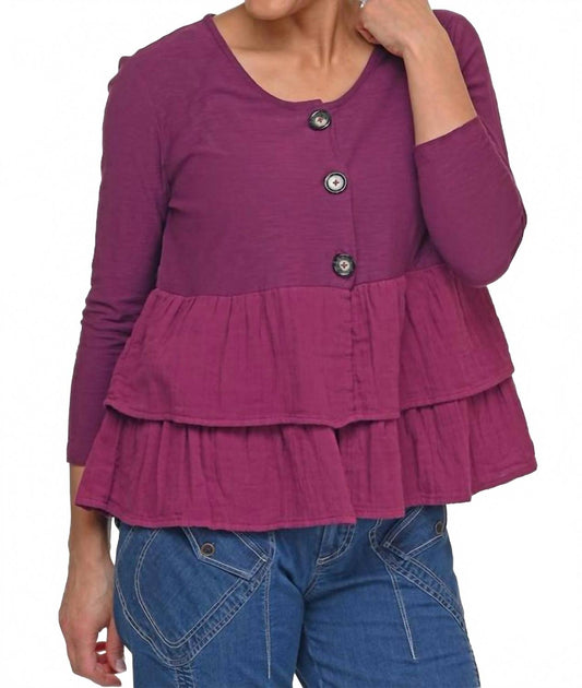 Tulip Clothing Cherub Scoop Neck Cardigan Red Medium 4