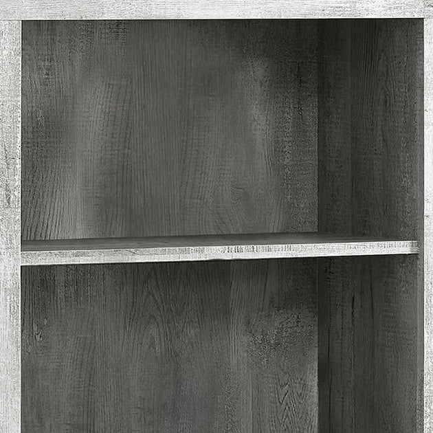 Hivvago 48-inch Gray Wood 4-Tier Bookcase 3
