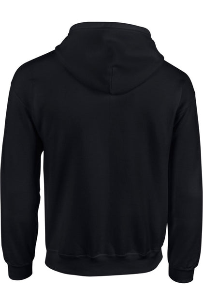 Gildan Heavy Blend Unisex Full Zip Hooded Sweatshirt Black Small 3