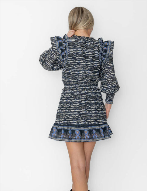 West Of Alex Mini Dress Multi XSmall 4