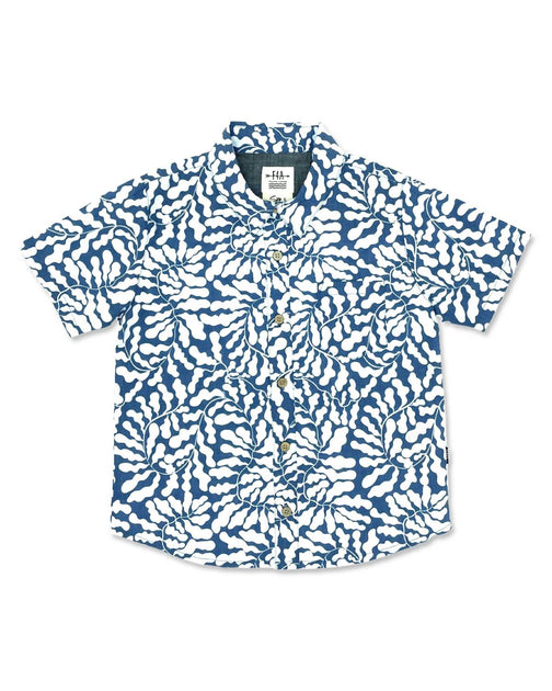 Feather 4 Arrow Boys Button Down Shirt Blue US 5T 2