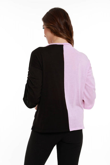 Angel Two Tone Gathered Sleeve Top Pink XSmall 3