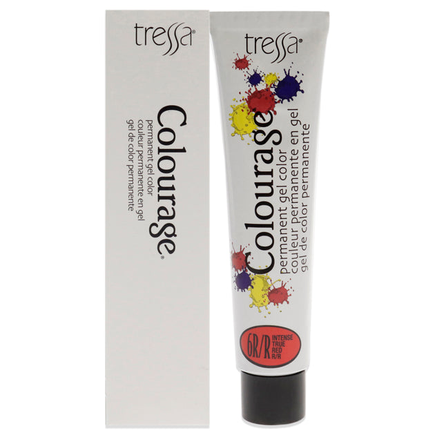 Tressa Colourage Permanent Gel Color 6RR Intense True Red Red 2 oz 2