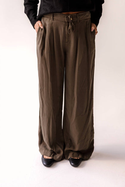 Thread & Supply Gloria Wide Leg Pants Brown XS 3