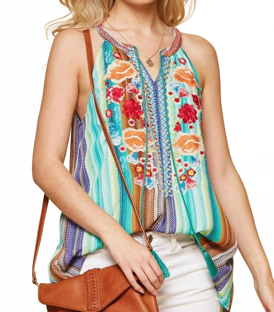 Andree by Unit Tank Top Multi Medium 4