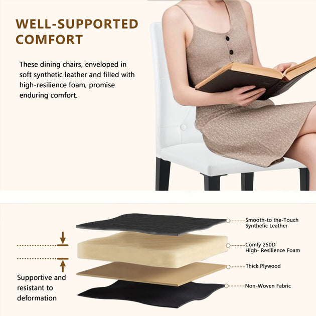 Streamdale Dining Chair Black 5