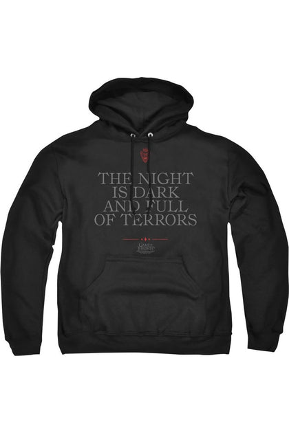 Gildan Game Of Thrones Night Is Dark Hoodie Black Medium 2