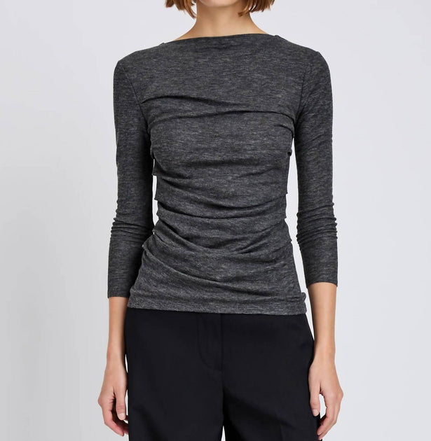 Proenza Schouler Blythe Top Grey US 6 2