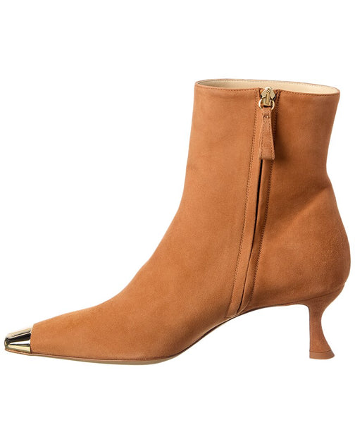 Alexandre Birman Olivia Retro 60 Suede Boot Brown EU 39 3