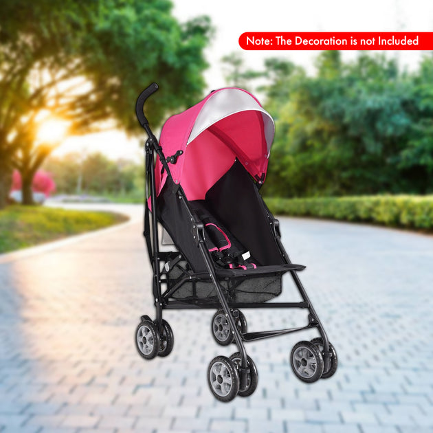 Hivvago Compact Portable Umbrella Stroller Black 6