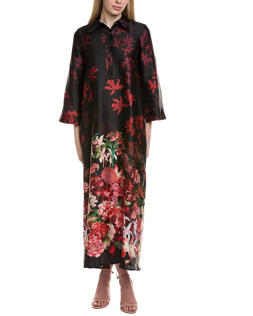 Teri Jon by Rickie Freeman Midi Dress Multi US 4 2