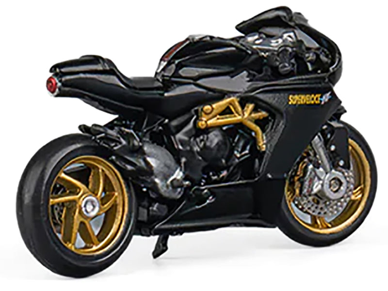 CM Models MV Agusta Superveloce 800 Moto Noir et Or 1/64 4