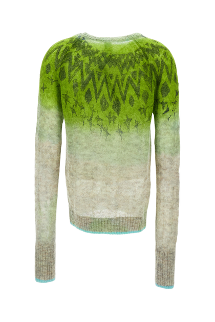 Rohka Gradient Wollmisch-Strickwaren Grün Medium 3
