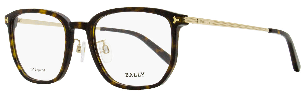 Bally BY5069H 052 Rectangular Eyeglasses Dark Havana 54mm 2