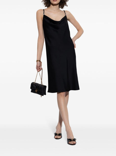 Versace Schwarzes knielanges Kleid 3
