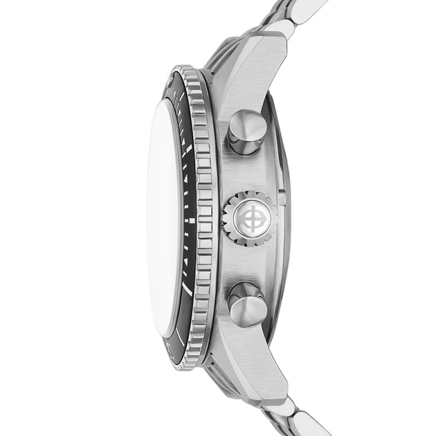 Zodiac Sea-Chron Automatic Stainless Steel Watch Black 4