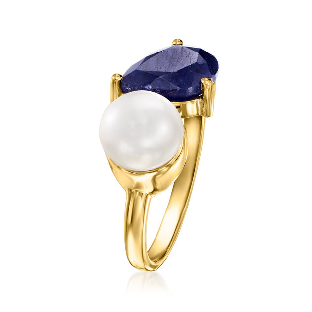 Ross-Simons Toi Et Moi Ring Blue US 8 4