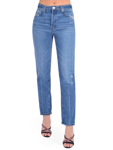 FRAME Le Mec Boyfriend Jeans Blau 30 2