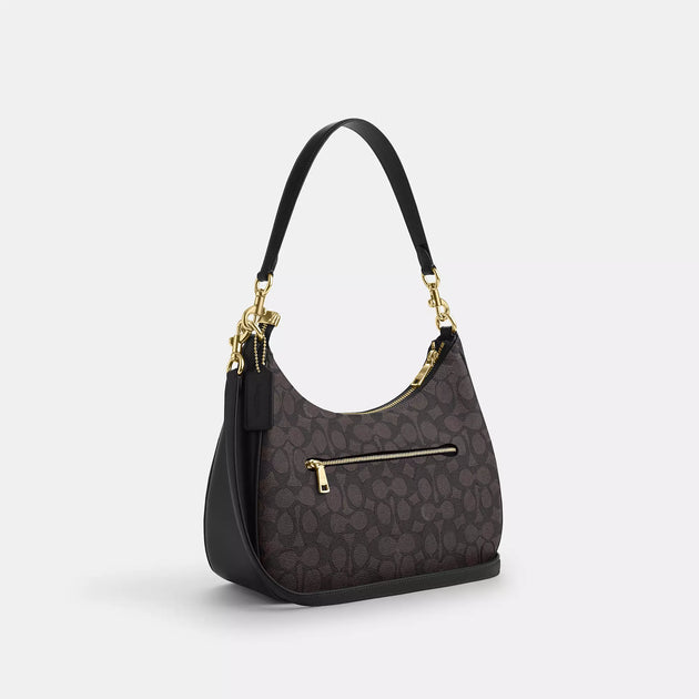 Coach Outlet Teri Hobo Bag In Signature Canvas | ShopSimon